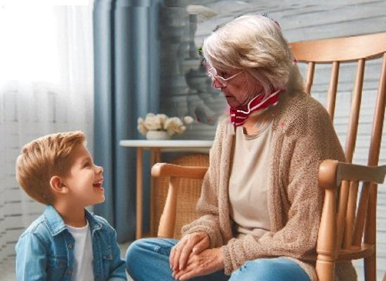 Nanna Maggie with Rowan